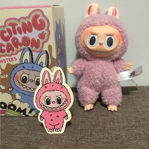 Labubu Exciting Monster Macaron  Lychee Berry